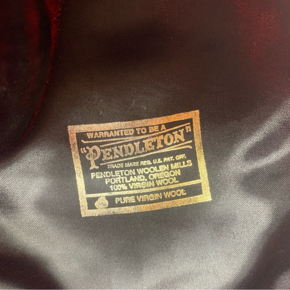 Vintage Pendleton Red Wool Newsboy Cap M Made in USA - Picture 4 of 10